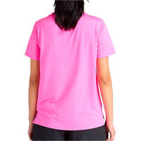 New Balance camiseta entrenamiento manga corta mujer Sport Essential T-Shirt vista trasera