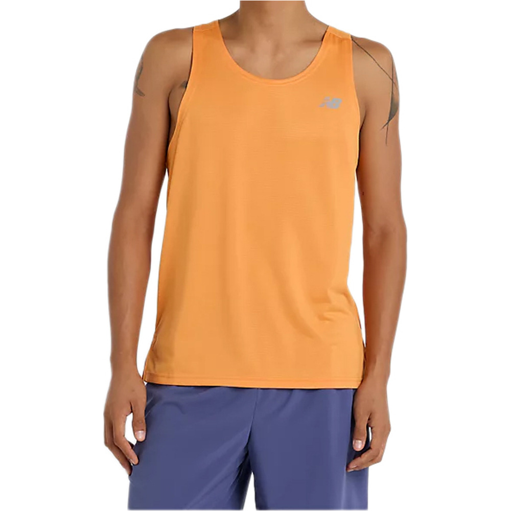 New Balance camiseta entrenamiento tirantes hombre Sport Essentials Singlet vista frontal