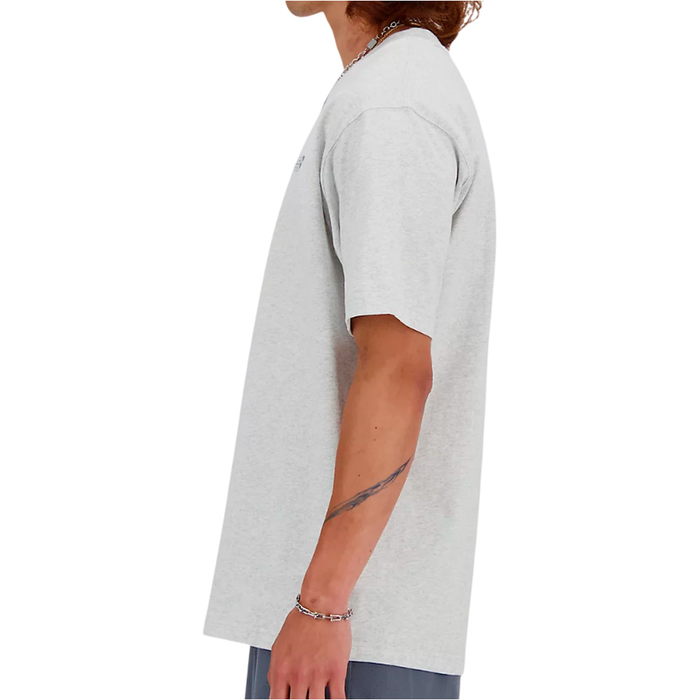 New Balance camiseta manga corta hombre Athletics Cotton T-Shirt vista detalle