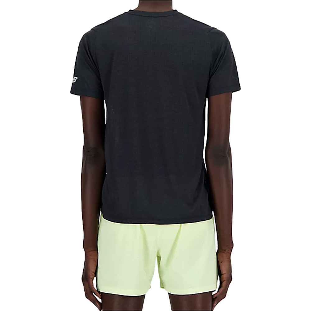 New Balance camiseta técnica manga corta hombre NB Athletics Printed Run T-Shirt vista trasera
