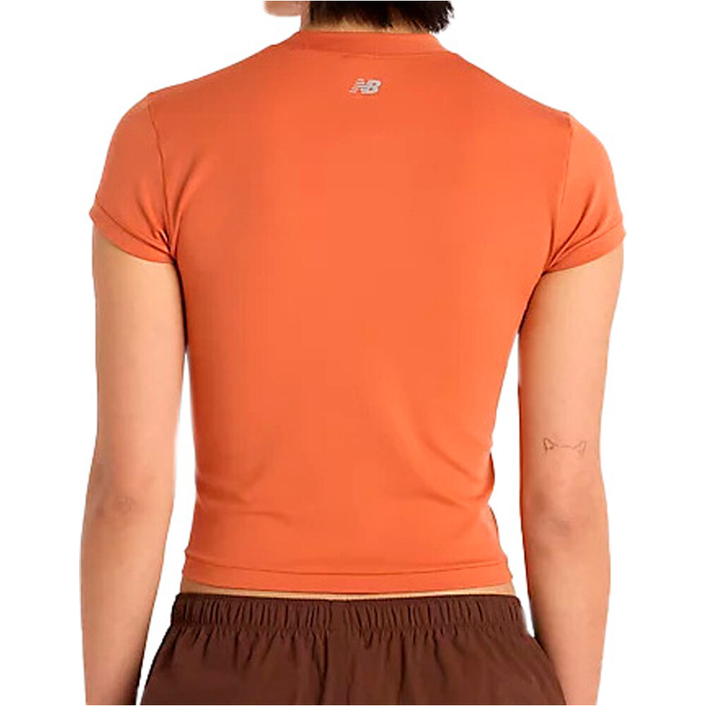 New Balance camisetas fitness mujer NB Define Fitted T-Shirt vista trasera