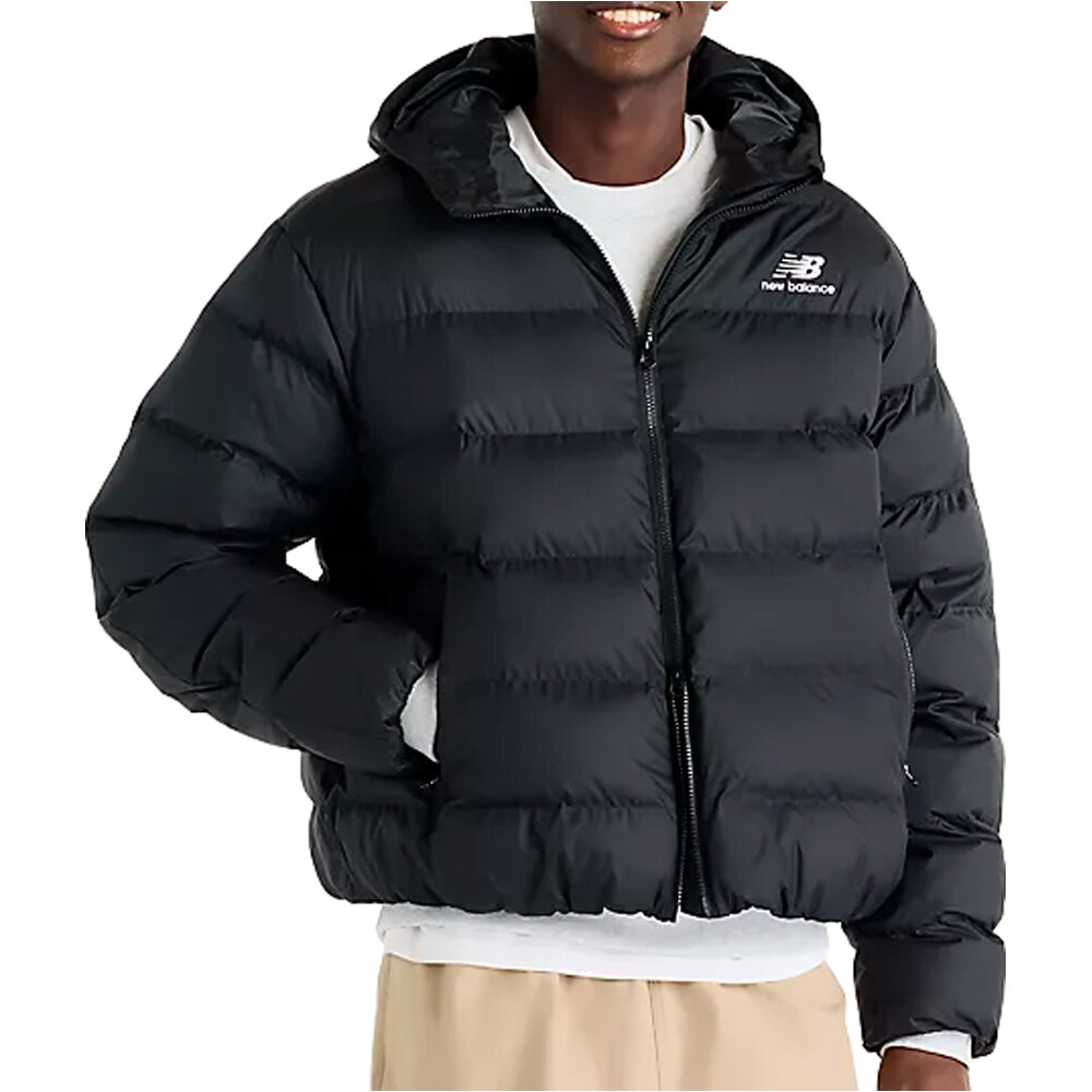 New Balance chaquetas hombre Boston Puffer Jacket vista frontal