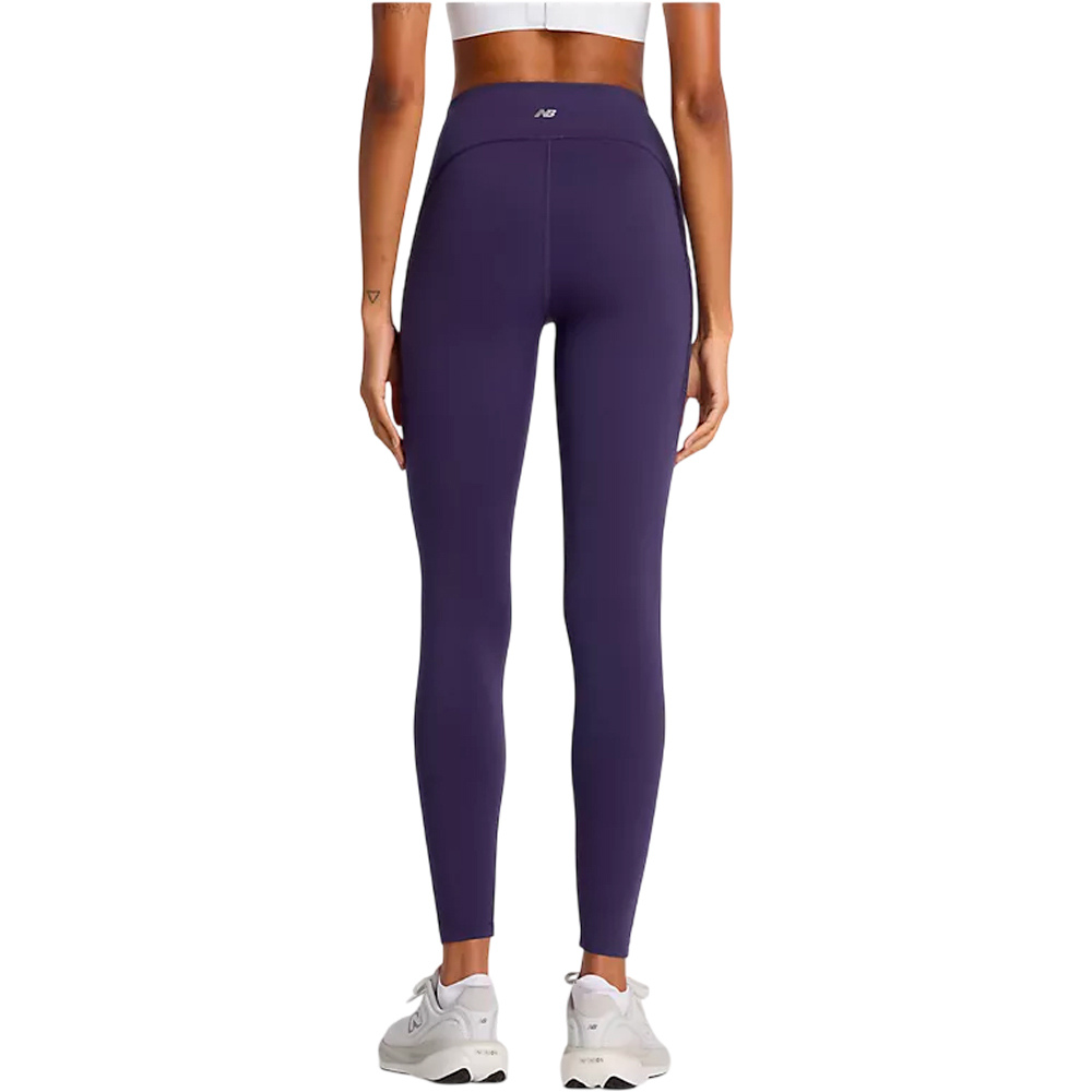 New Balance malla larga running mujer NB Sleek Pocket High Rise Legging 27 vista trasera
