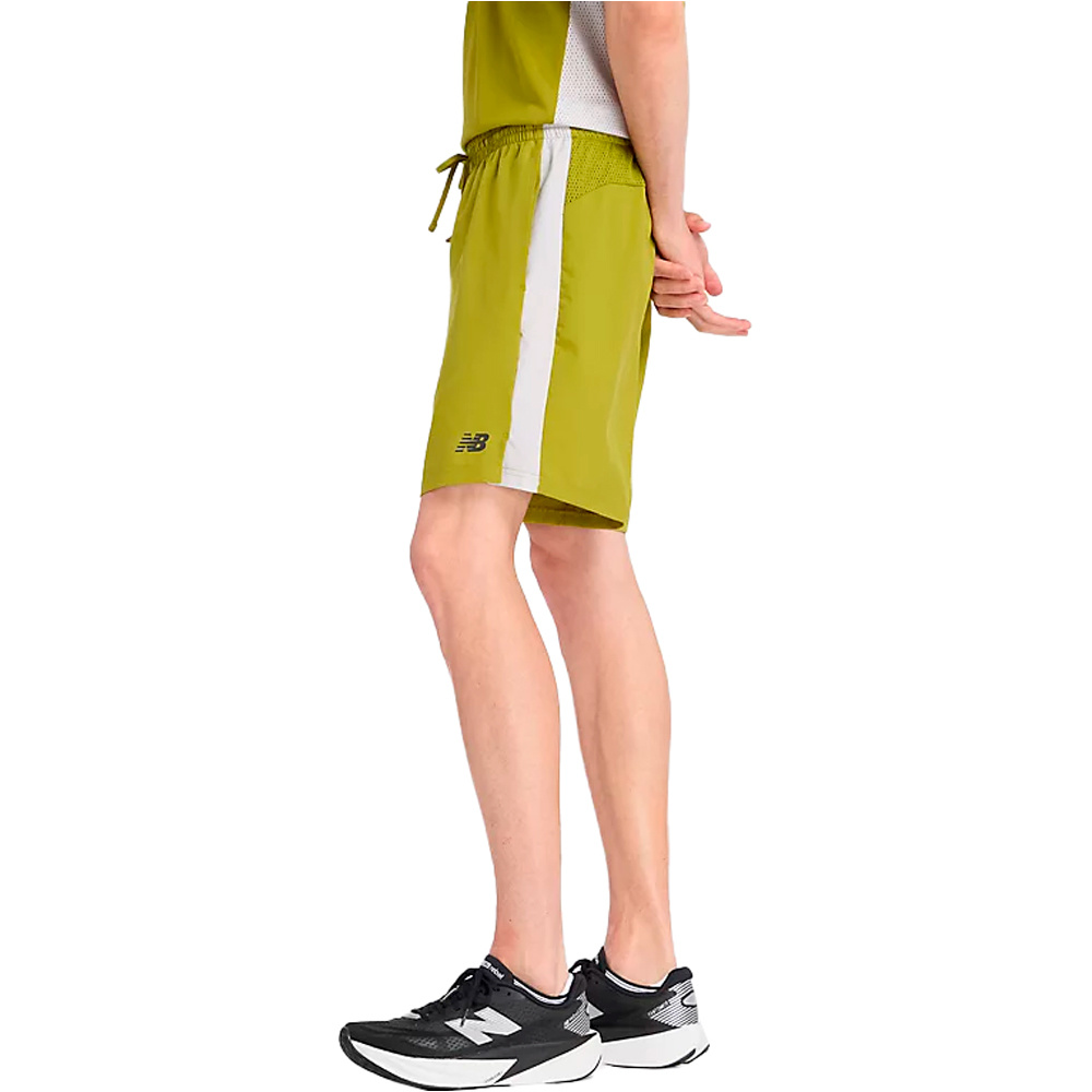 New Balance pantaloneta técnica hombre Fast Days Short 7 vista detalle