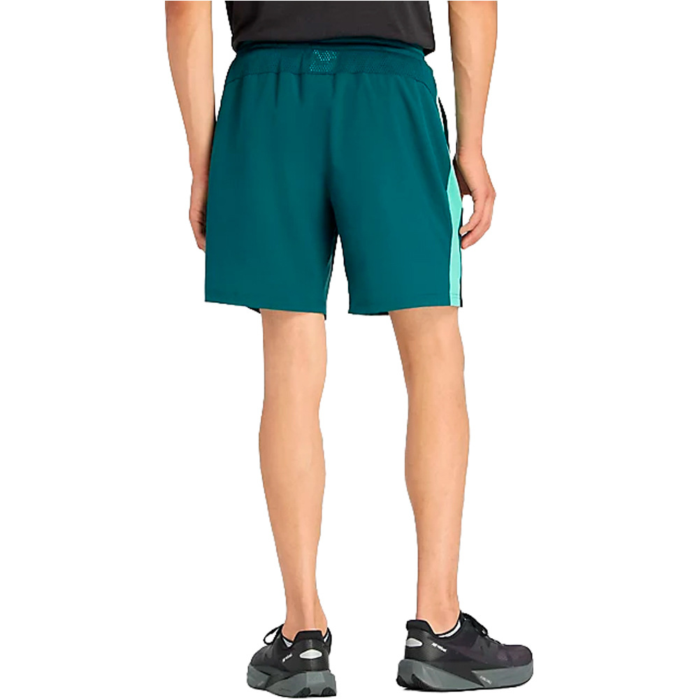 New Balance pantaloneta técnica hombre Fast Days Short 7 vista trasera