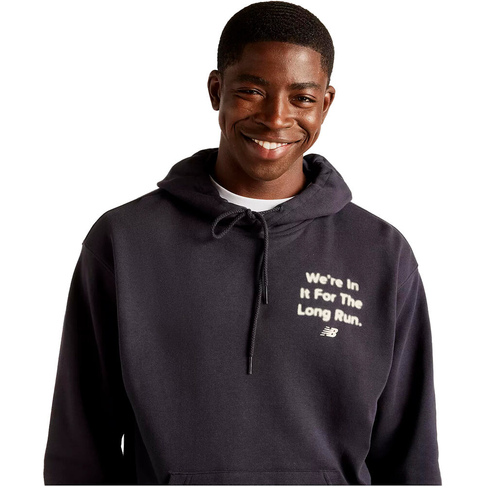 New Balance sudadera hombre Foggy Daze 1906 Hoodie vista detalle