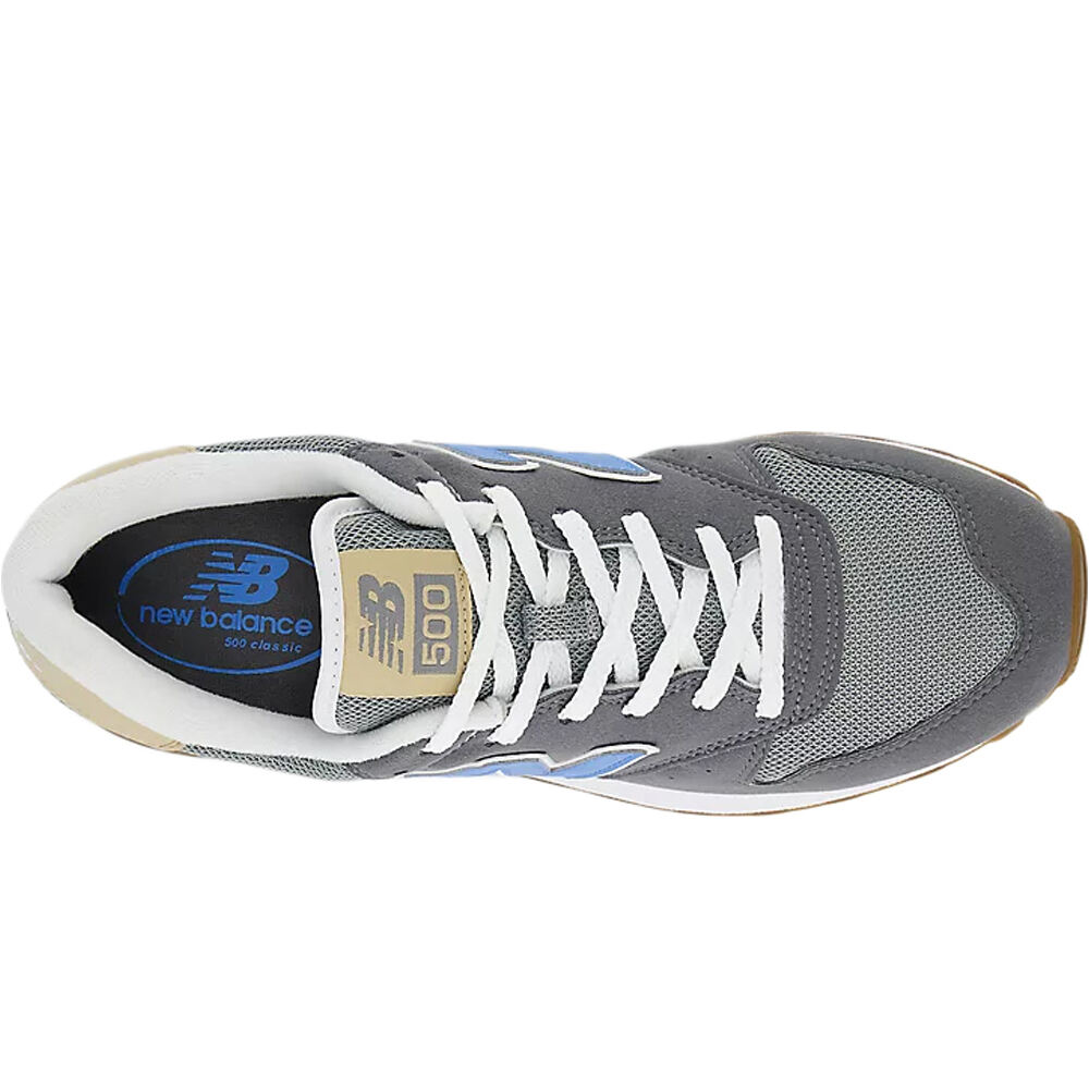 New Balance zapatilla moda hombre 500 vista superior