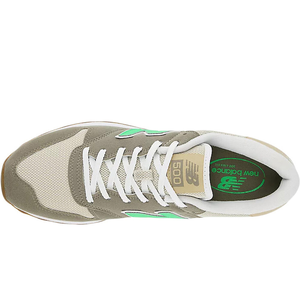 New Balance zapatilla moda hombre 500 vista superior