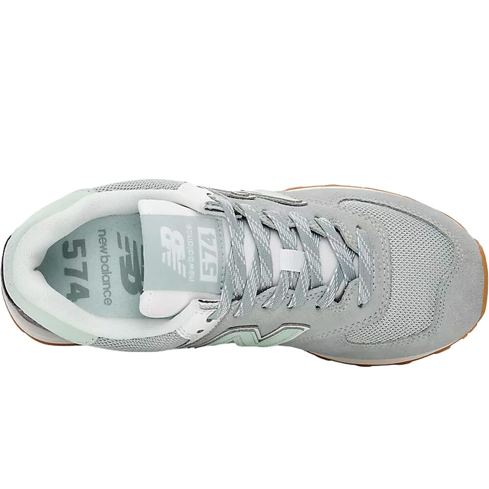 New Balance zapatilla moda mujer 574 vista superior