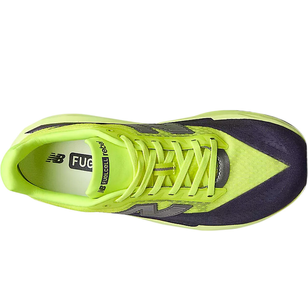 New Balance zapatilla running hombre FuelCell Rebel v5 vista superior