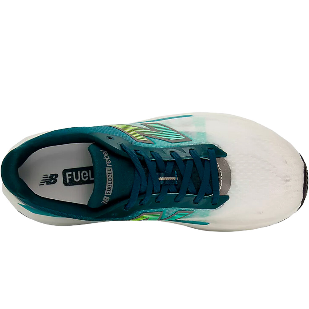 New Balance zapatilla running hombre FuelCell Rebel v5 vista superior