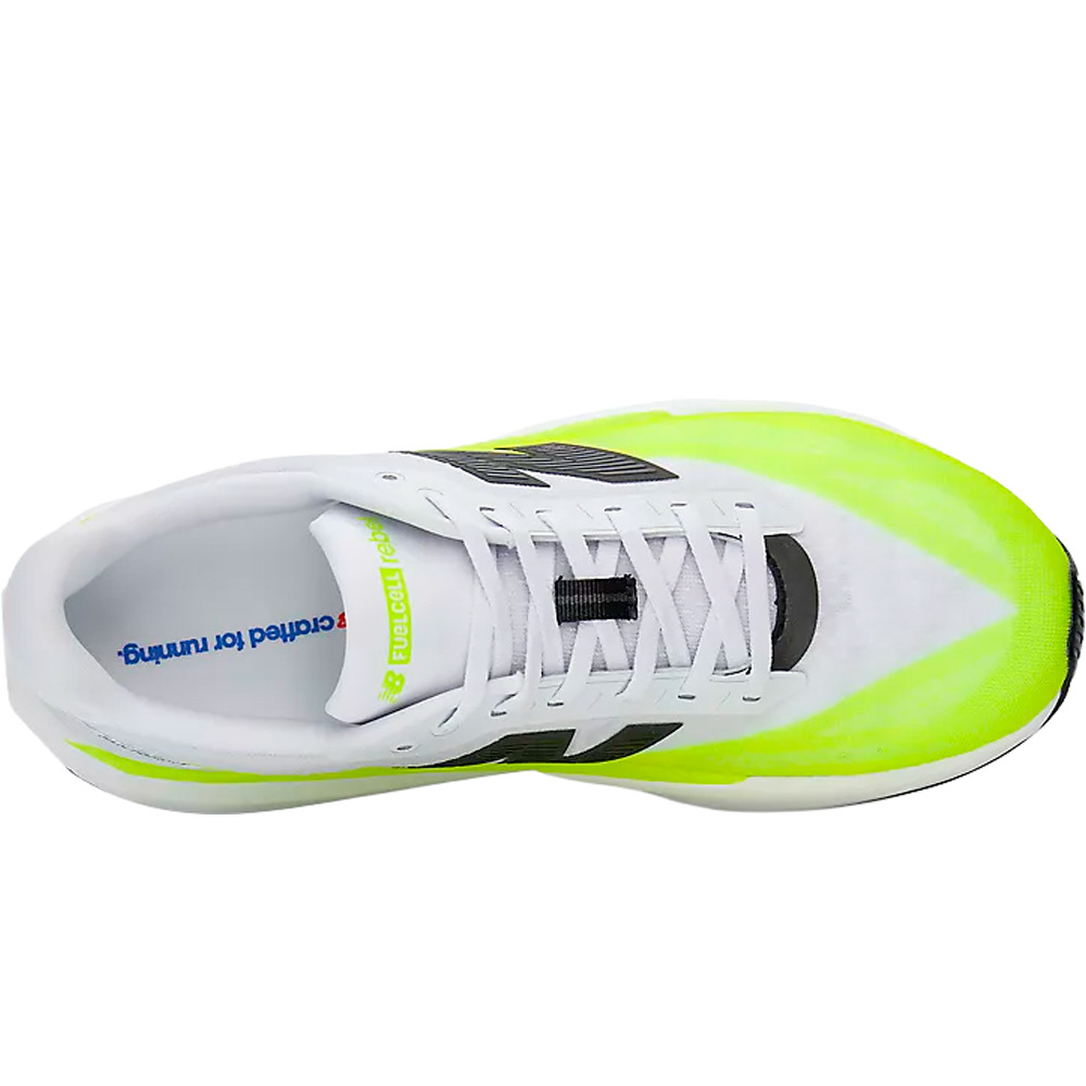 New Balance zapatilla running hombre FuelCell Rebel v5 vista superior