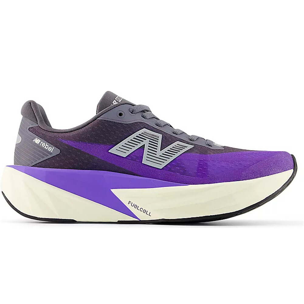 New Balance zapatilla running mujer FuelCell Rebel v5 lateral exterior