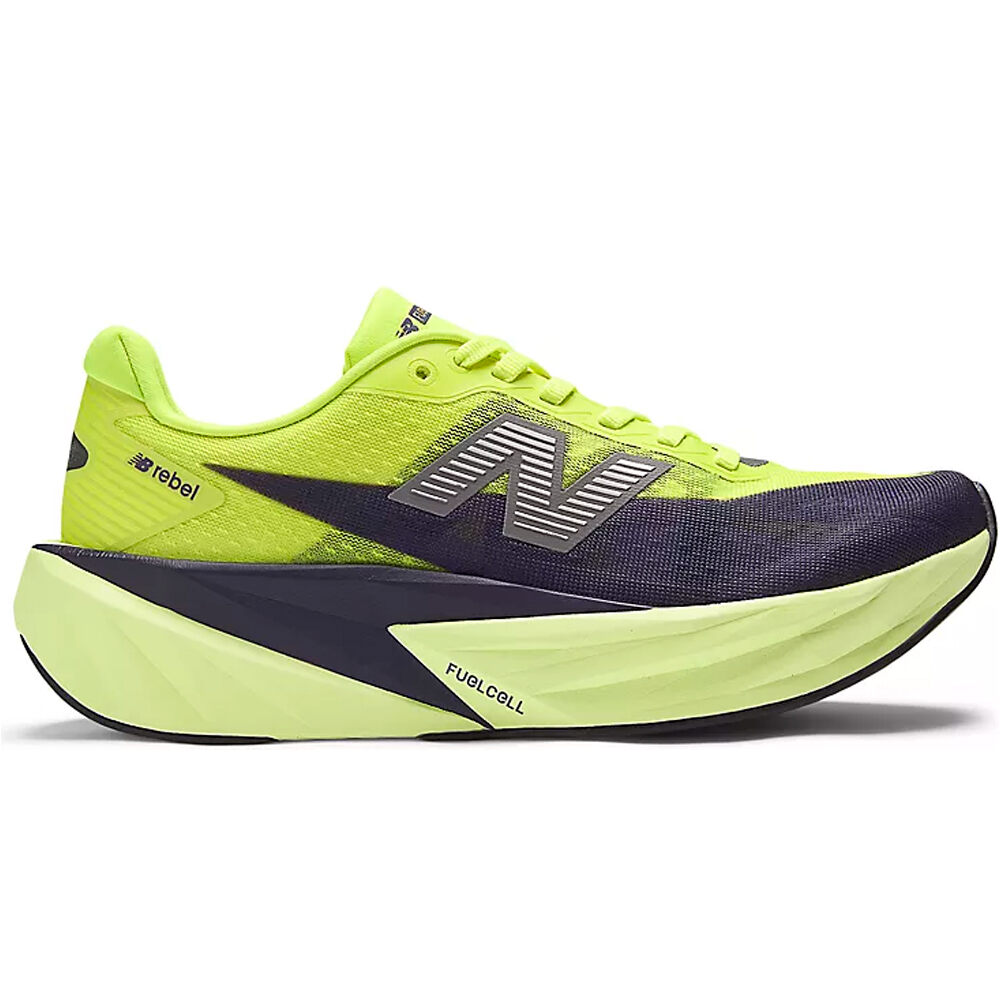 New Balance zapatilla running mujer FuelCell Rebel v5 lateral exterior