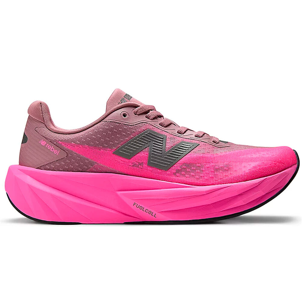 New Balance zapatilla running mujer FuelCell Rebel v5 lateral exterior