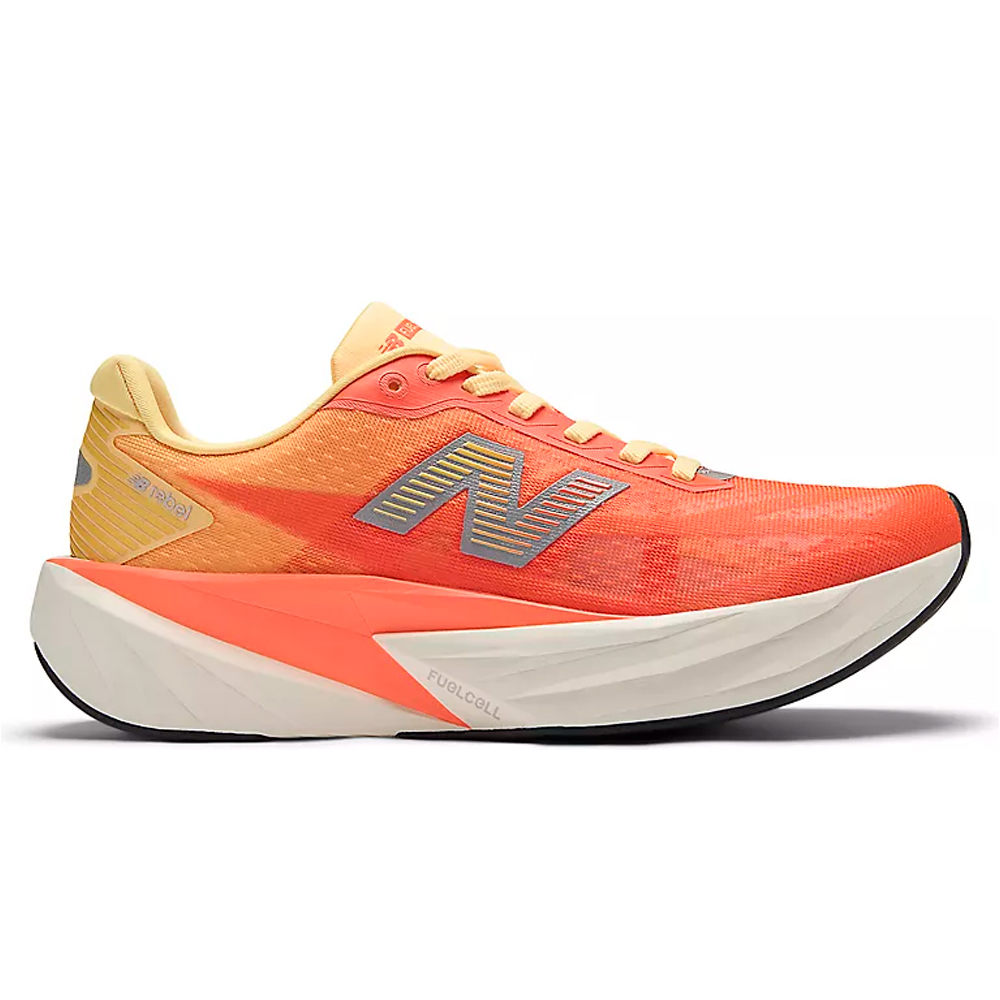 New Balance zapatilla running mujer FuelCell Rebel v5 lateral exterior