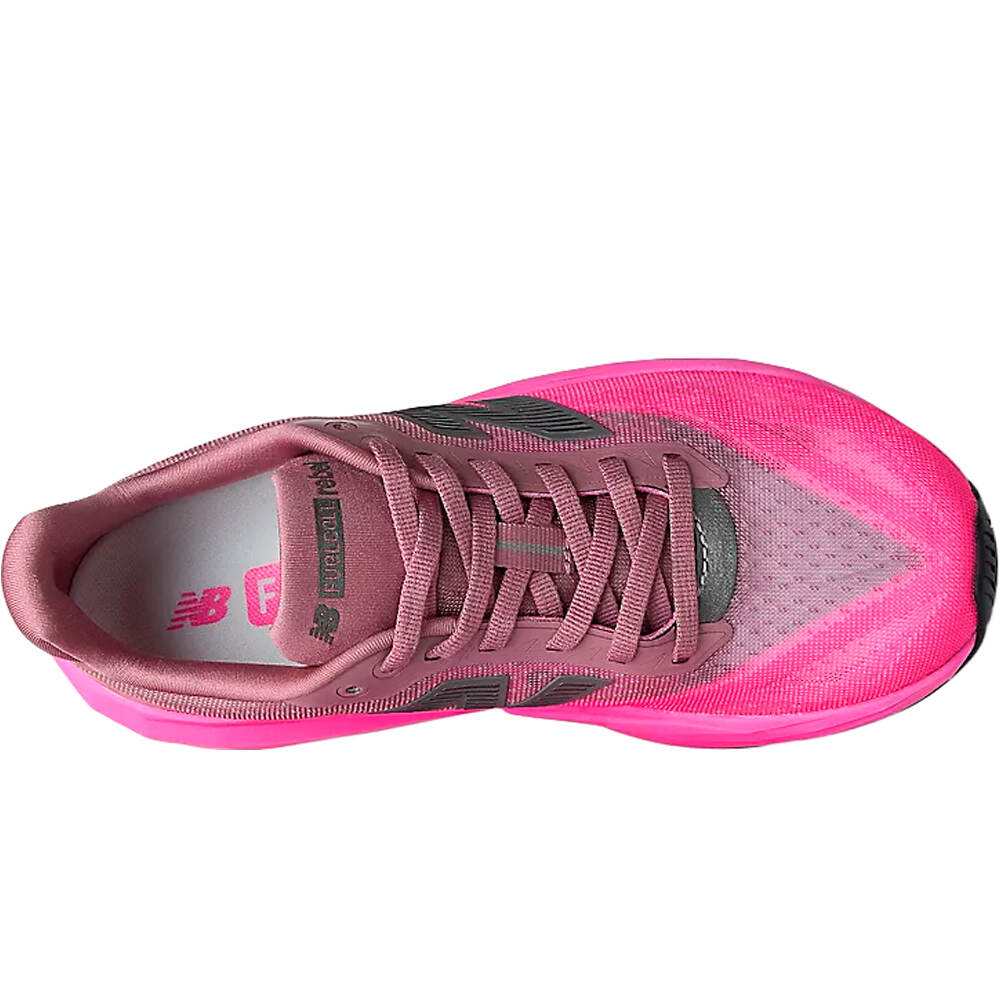 New Balance zapatilla running mujer FuelCell Rebel v5 vista superior
