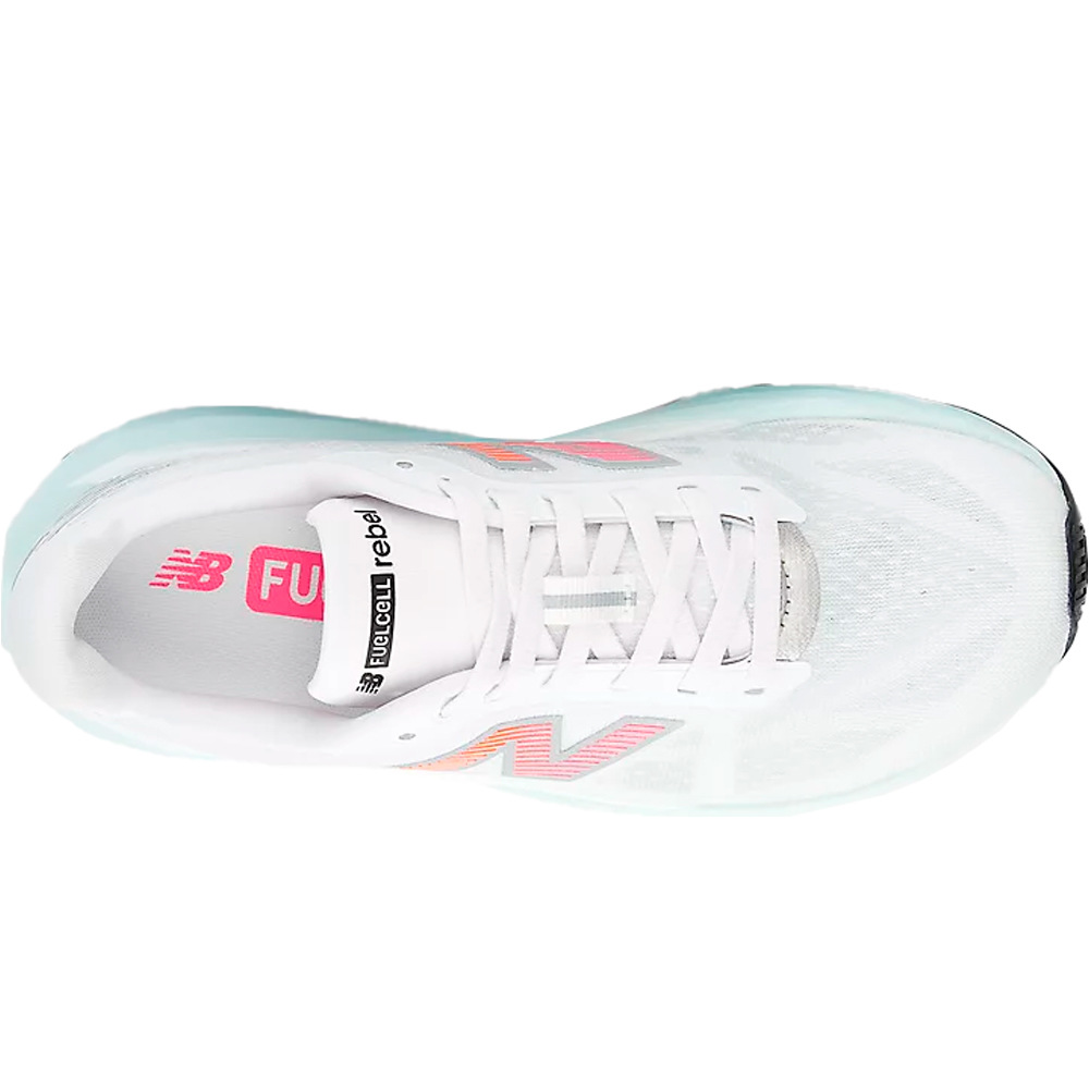 New Balance zapatilla running mujer FuelCell Rebel v5 vista superior