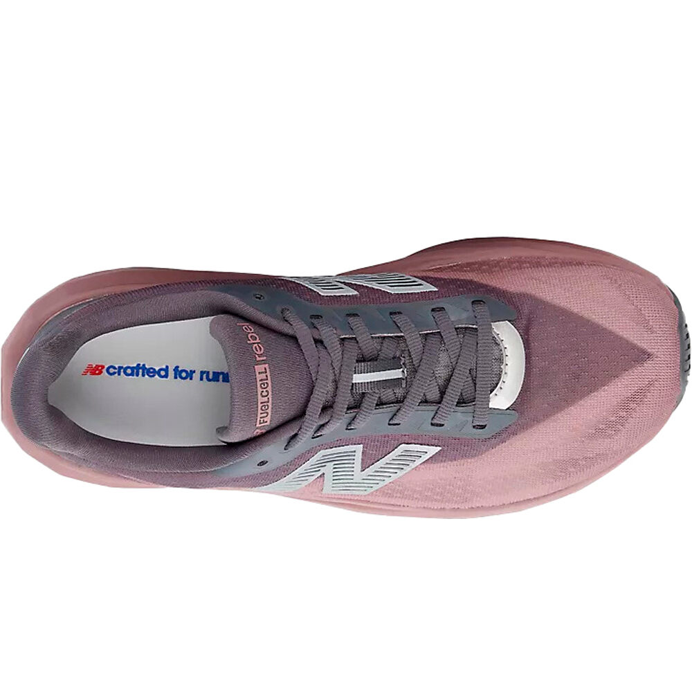 New Balance zapatilla running mujer FuelCell Rebel v5 vista superior