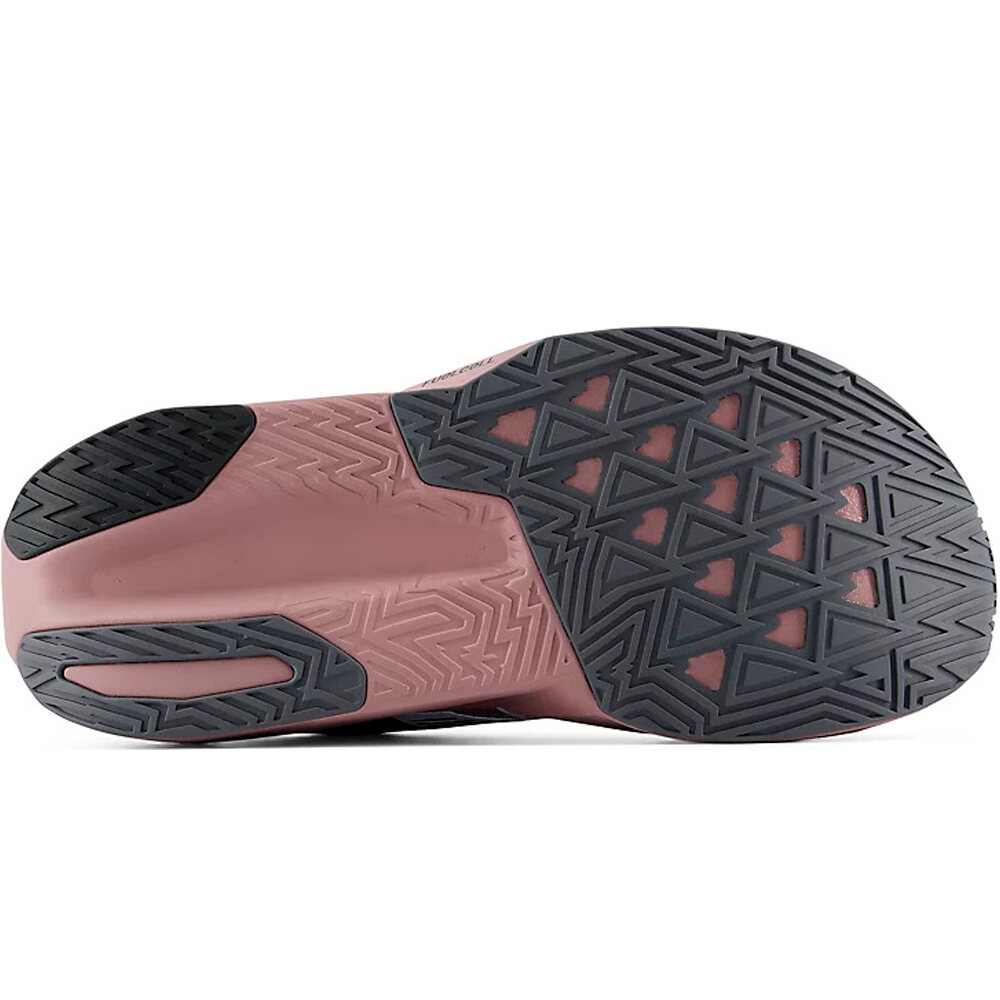 New Balance zapatilla running mujer FuelCell Rebel v5 vista trasera