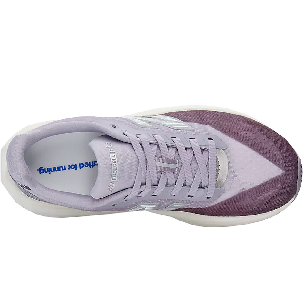 New Balance zapatilla running mujer FuelCell Rebel v5 W vista superior