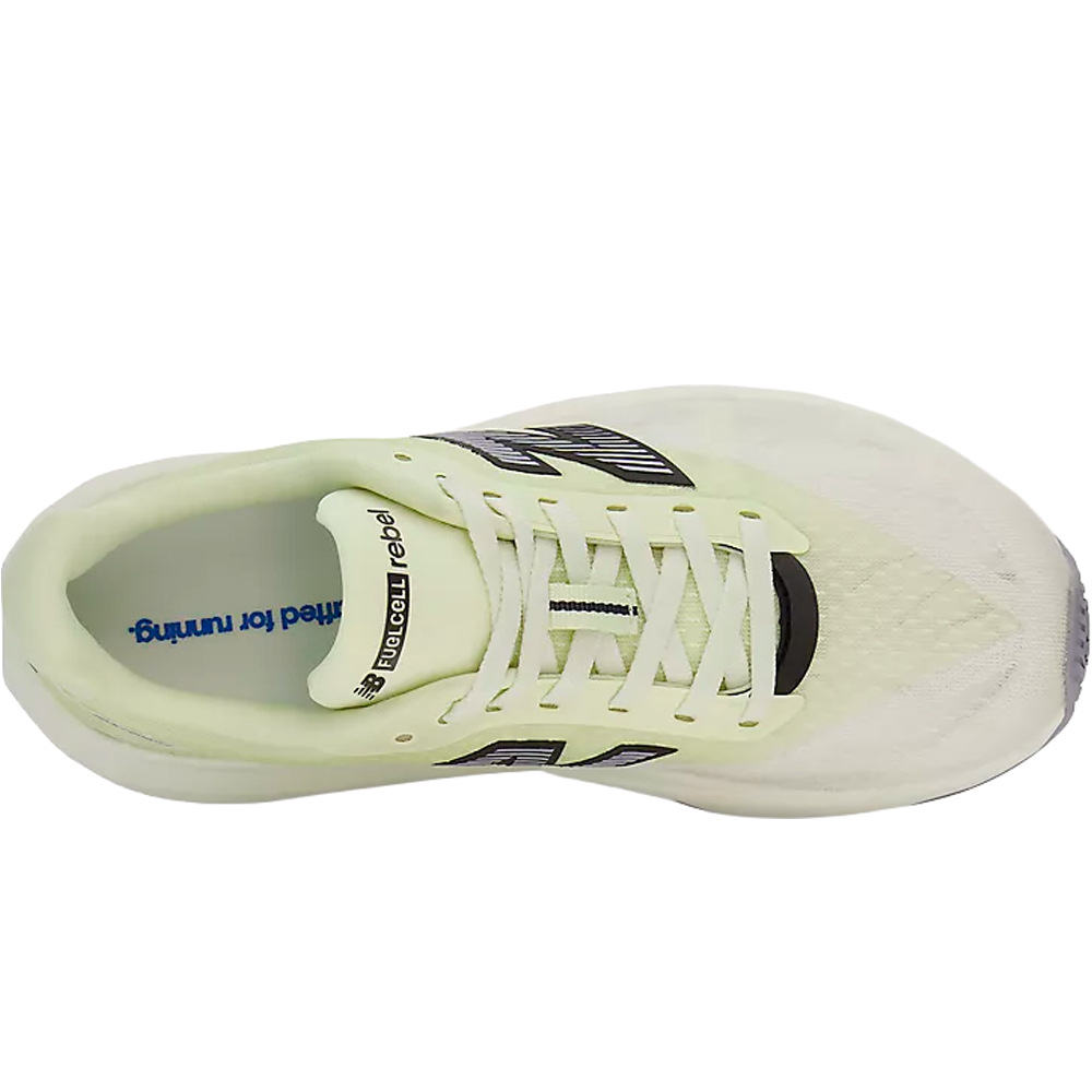 New Balance zapatilla running mujer W FuelCell Rebel v5 vista superior