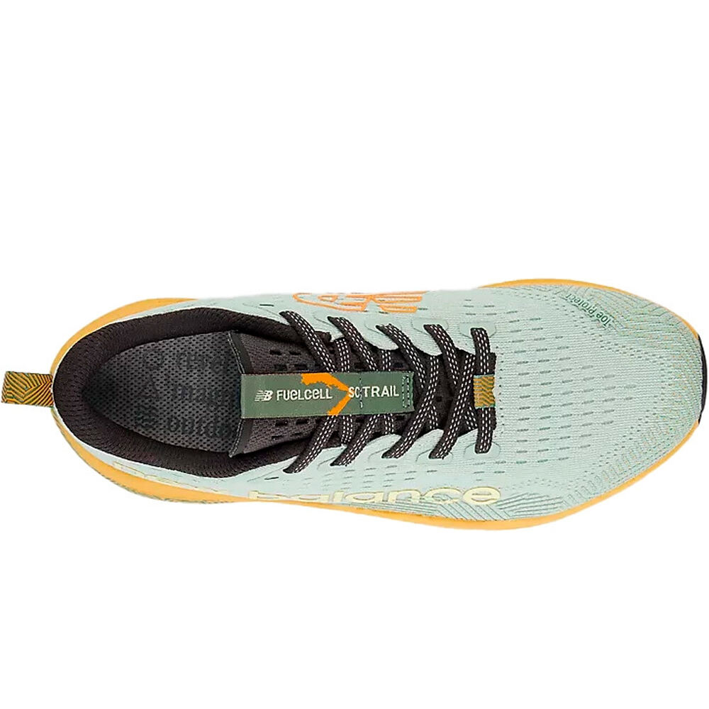 New Balance zapatillas trail mujer FuelCell SuperComp Trail vista superior
