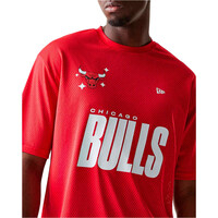 New Era camiseta baloncesto CHICAGO BULLS FDR vista detalle
