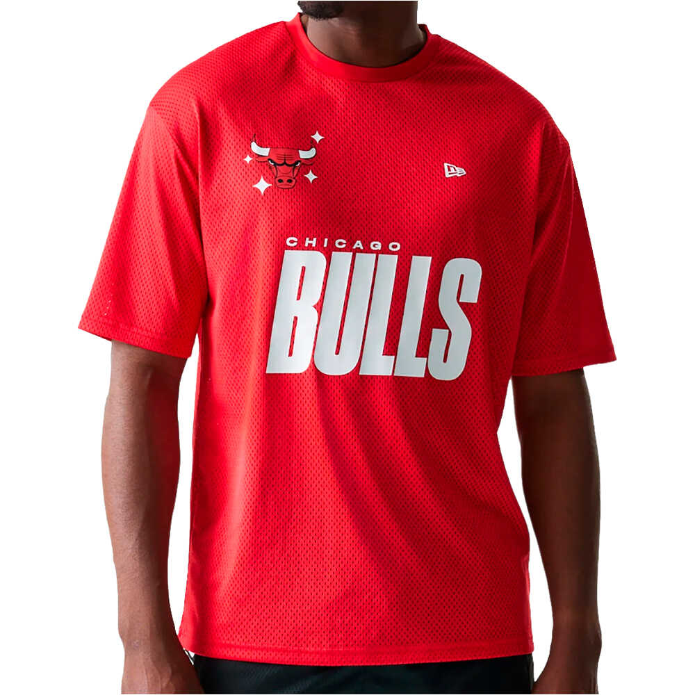 New Era camiseta baloncesto CHICAGO BULLS FDR vista frontal