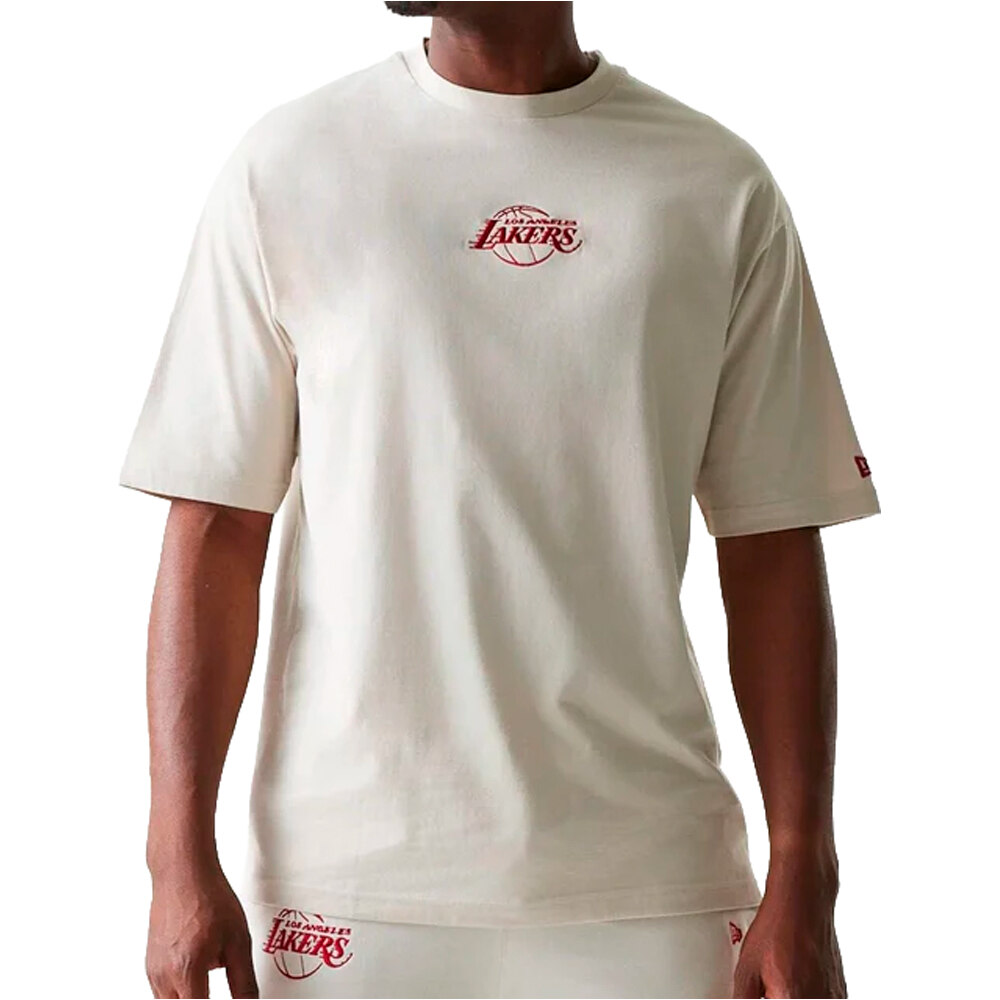 New Era camiseta baloncesto LOS ANGELES LAKERS STN vista frontal