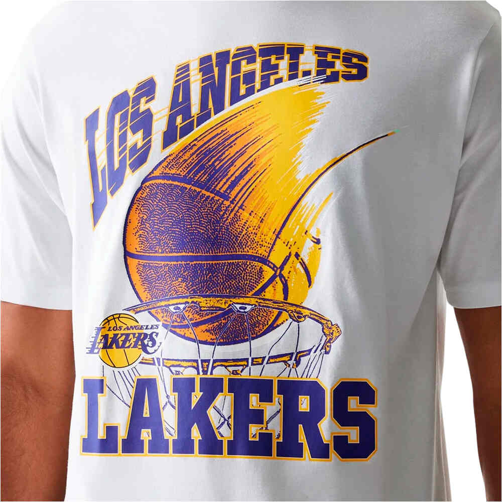 New Era camiseta baloncesto LOS ANGELES LAKERS WHI 03