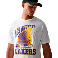 New Era camiseta baloncesto LOS ANGELES LAKERS WHI vista detalle