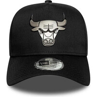 New Era gorras baloncesto CHICAGO BULLS METALLIC vista trasera