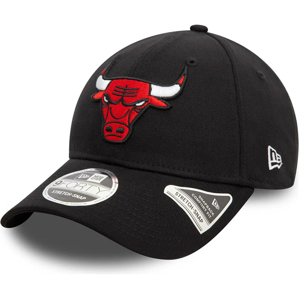 New Era gorras baloncesto CHICAGO BULLS STRETCH vista frontal