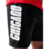 New Era pantalón baloncesto CHICAGO BULLS MESH BLK 03