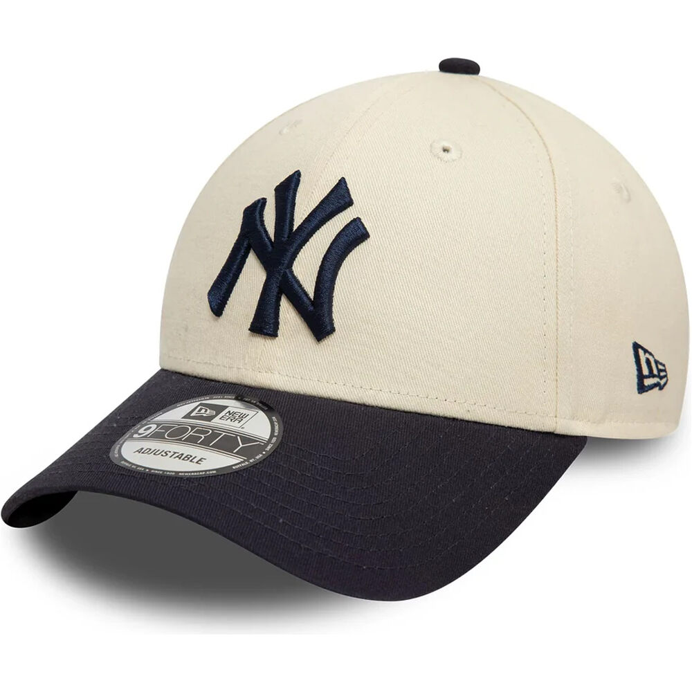 New Era visera lona COLOUR BLOCK 9FORTY vista frontal
