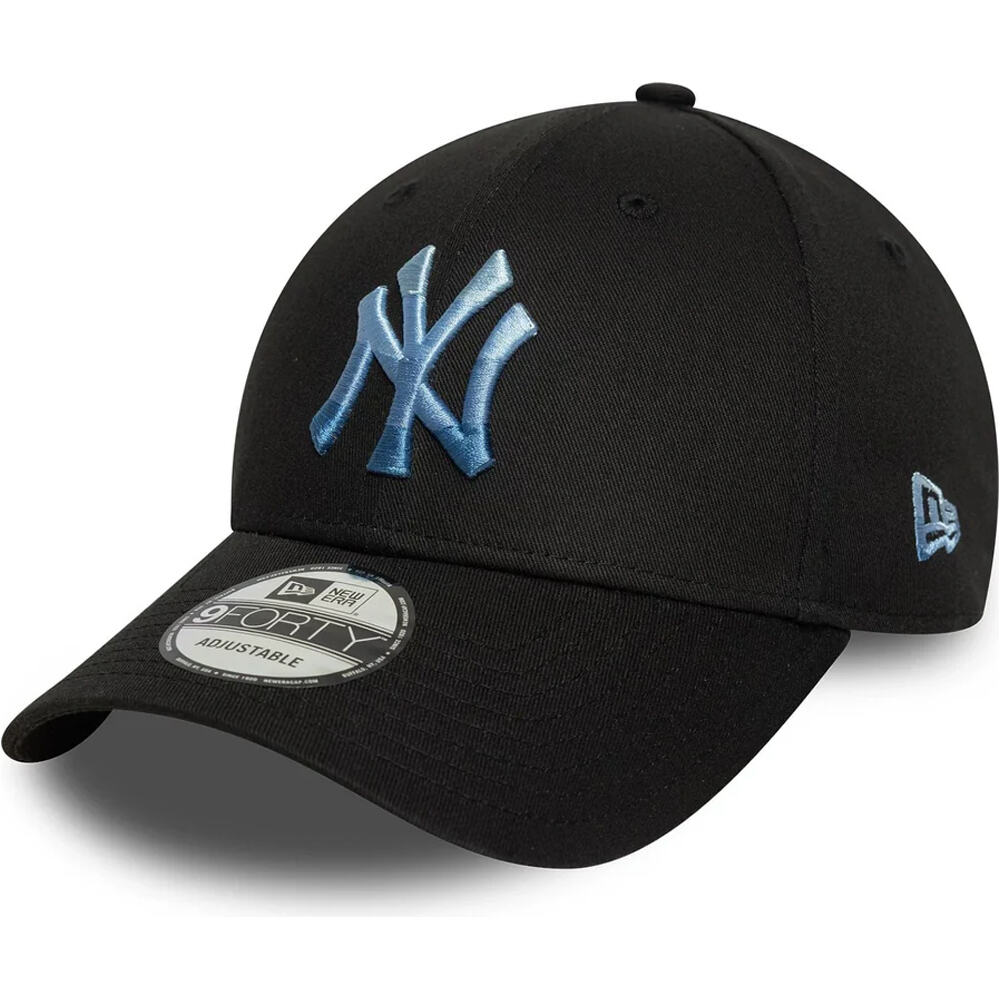 New Era visera lona NEW YORK YANKEES BLKBLF vista frontal