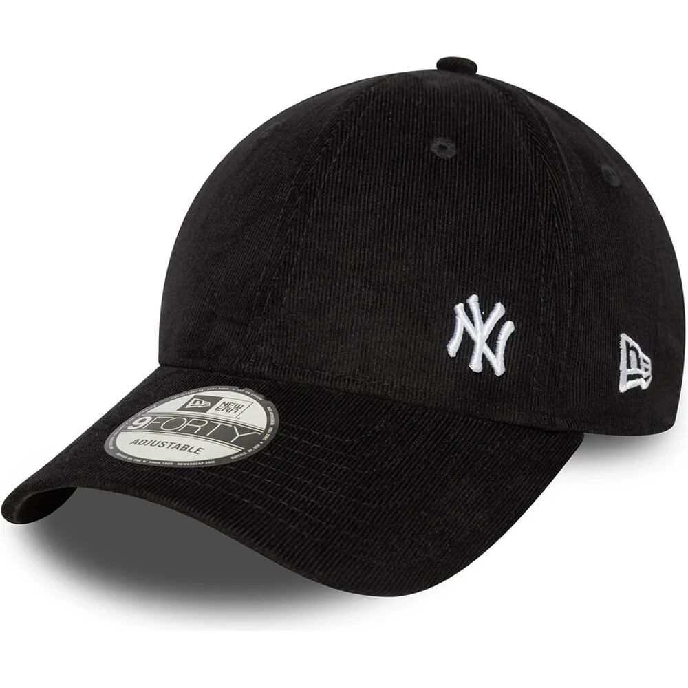 New Era visera lona NEW YORK YANKEES BLKWHI vista frontal