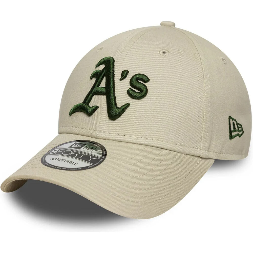 New Era visera lona OAKLAND ATHLETICS STNDKG vista frontal
