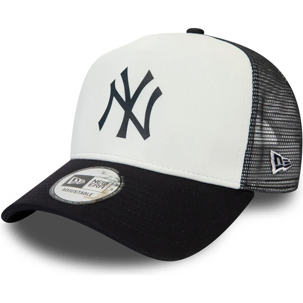 New Era visera lona TEAM COLOUR BLOCK TRUCKER vista frontal