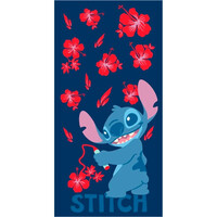 New Import toallas playa infantil TOALLA STITCH FLORES vista frontal