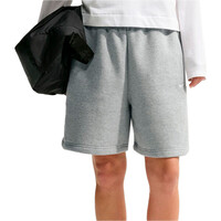 Nike bermuda mujer W NK STDO FLC MW HR OS SHORT vista frontal