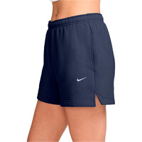 Nike bermuda mujer W NK STDO FLC MW MR STD 4 SHRT vista detalle