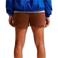 Nike bermuda mujer W NK STDO FLC MW MR STD 4 SHRT vista trasera