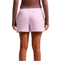 Nike bermuda mujer W NK STDO FLC MW MR STD 4 SHRT vista trasera
