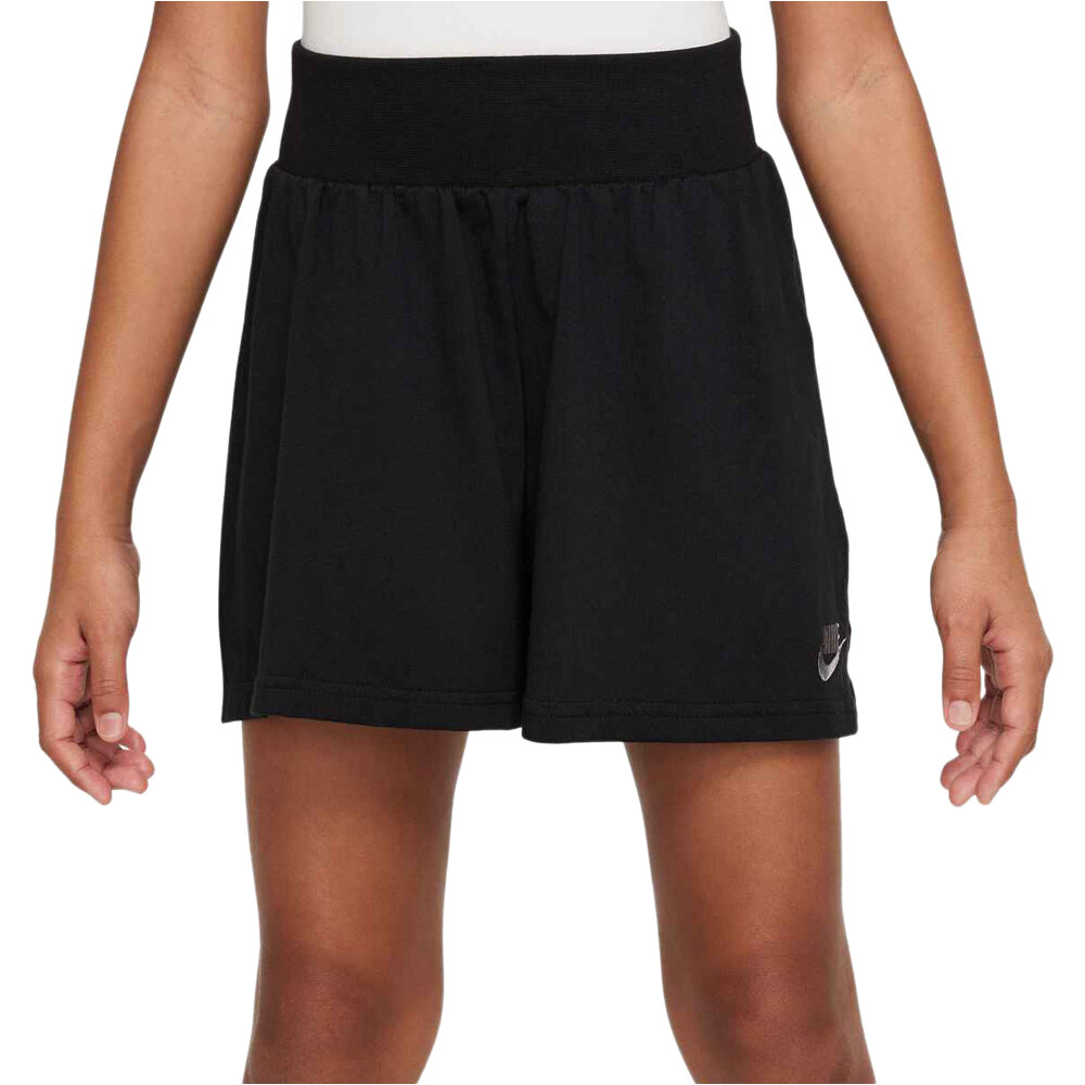 Nike bermuda niña G NSW SHORT JSY LBR vista frontal