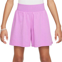 Nike bermuda niña G NSW SHORT JSY LBR vista frontal