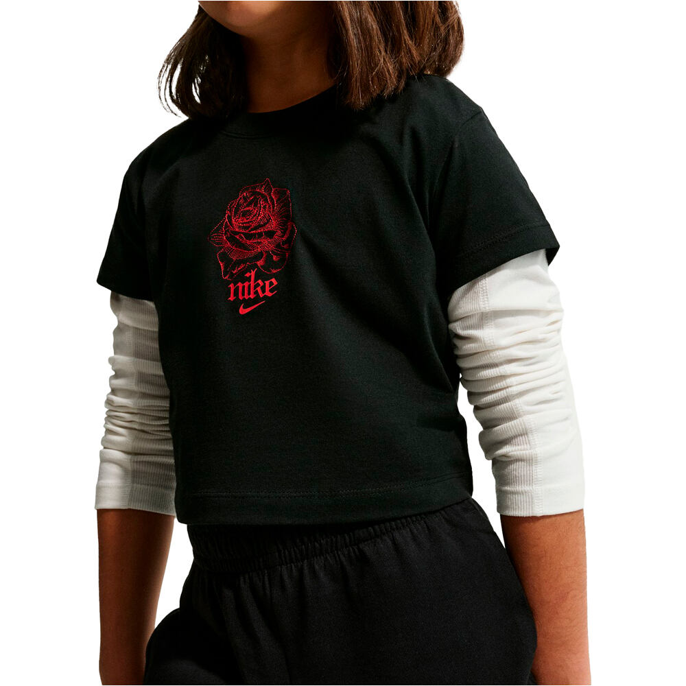 Nike bermuda niña G NSW SHORT JSY vista detalle