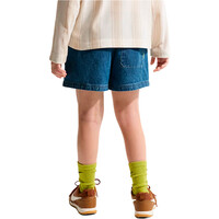 Nike bermuda niña K NSW DENIM SHORT vista trasera