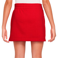 Nike bermuda niño G NSW CLUB FT SKIRT LBR vista trasera